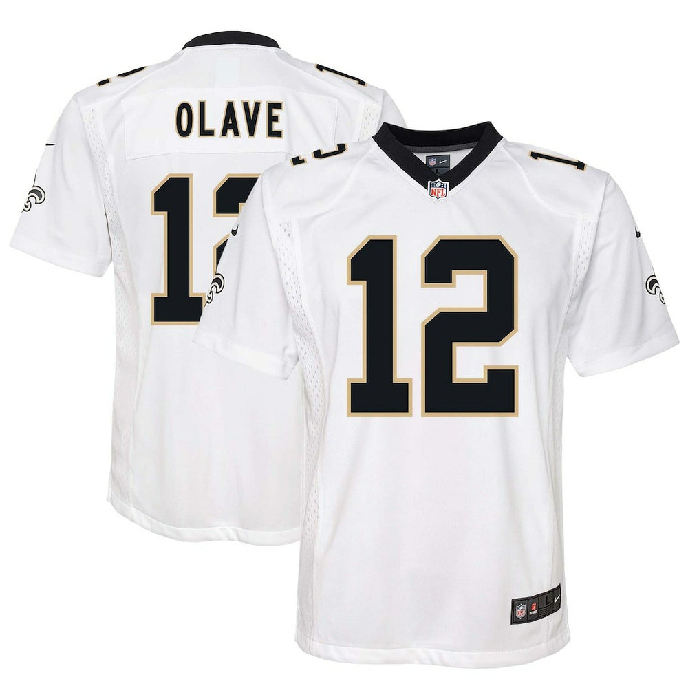 New Orleans Saints Nike Chris Olave  Youth Game Jersey