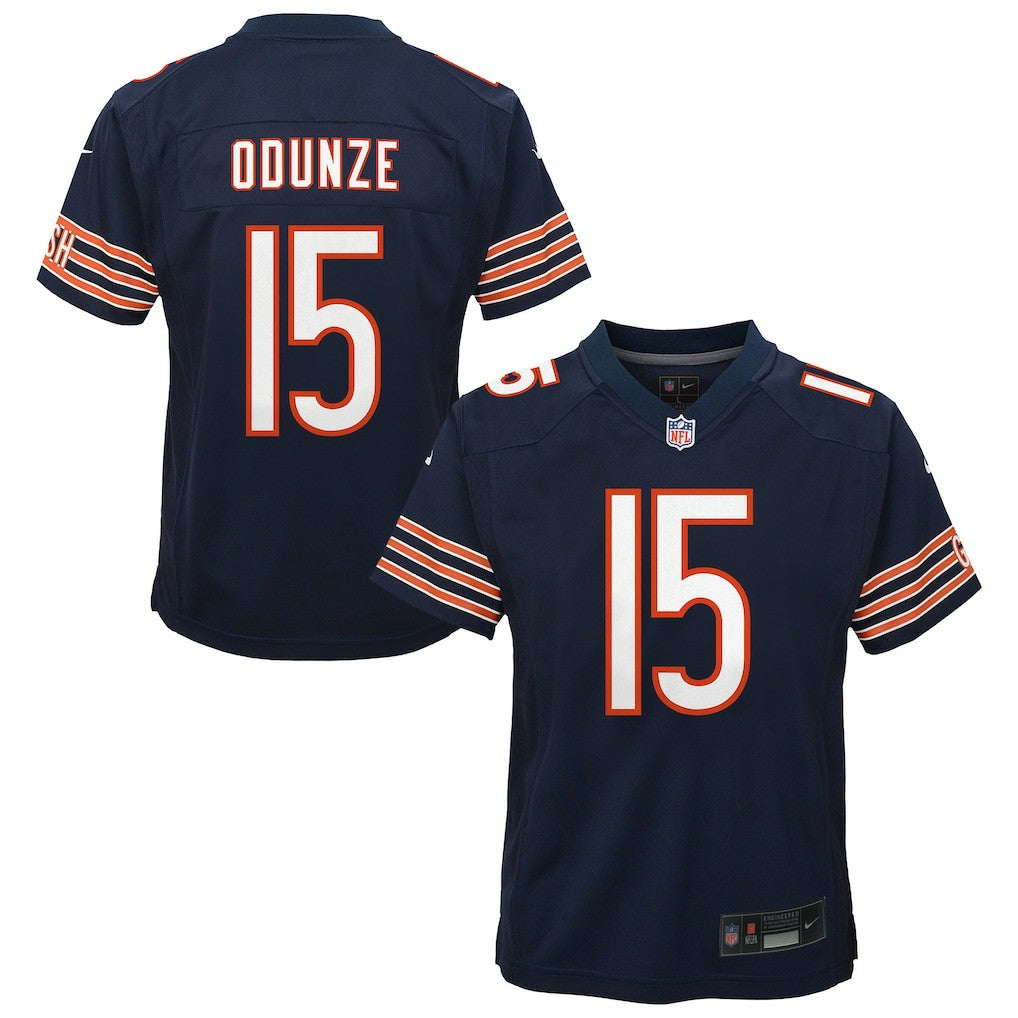 Chicago Bears Nike Rome Odunze  Youth Game Jersey
