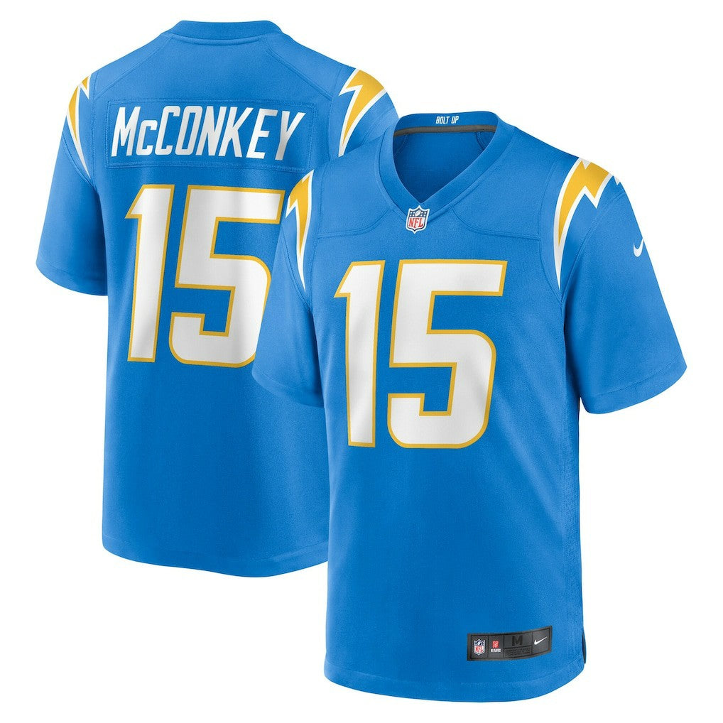 Los Angeles Chargers Nike Ladd McConkey  Youth Game Jersey