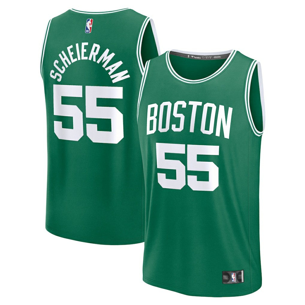 Baylor Scheierman Boston Celtics Youth 2024 NBA Draft Fast Break Player Jersey Discount