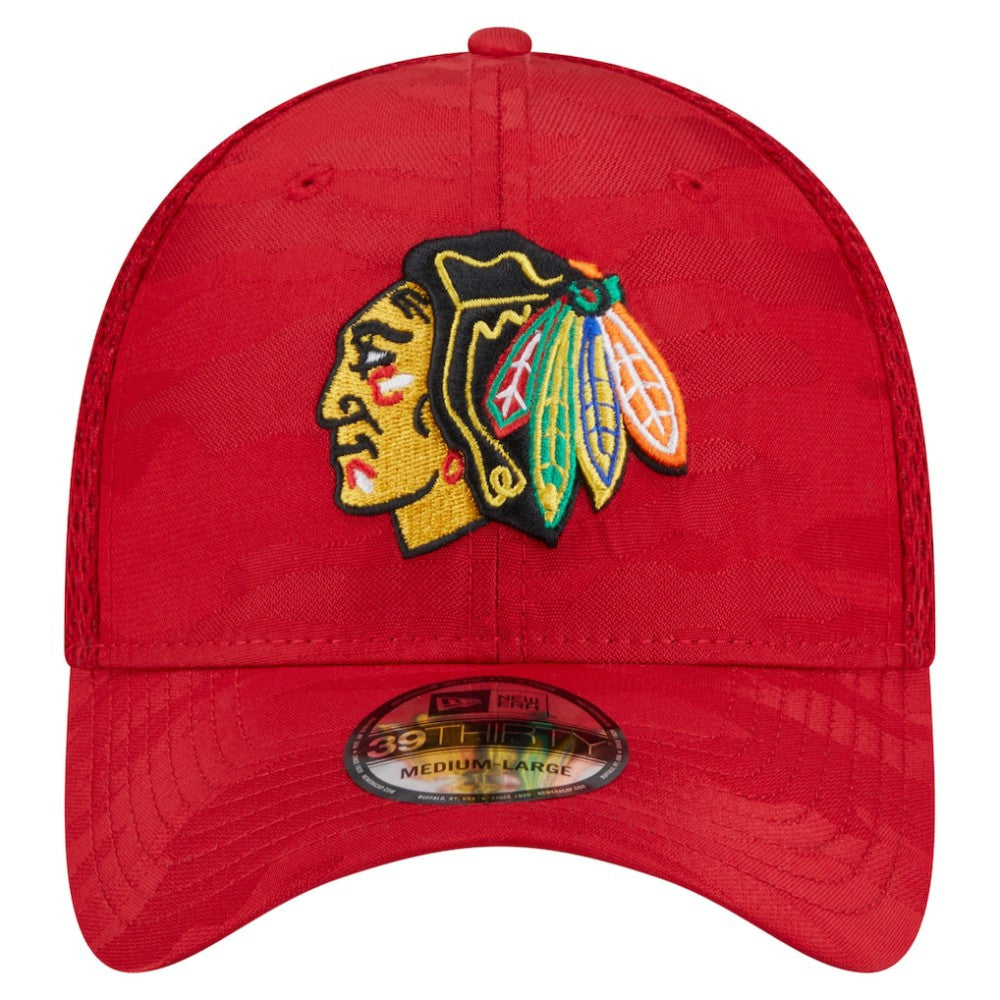 Chicago Blackhawks New Era Active Subtle Camo 39THIRTY Flex Hat For Sale