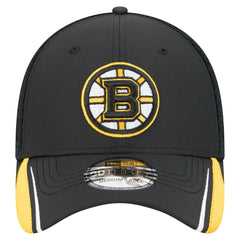 Boston Bruins New Era Linear Featherweight 39THIRTY Flex Hat For Sale