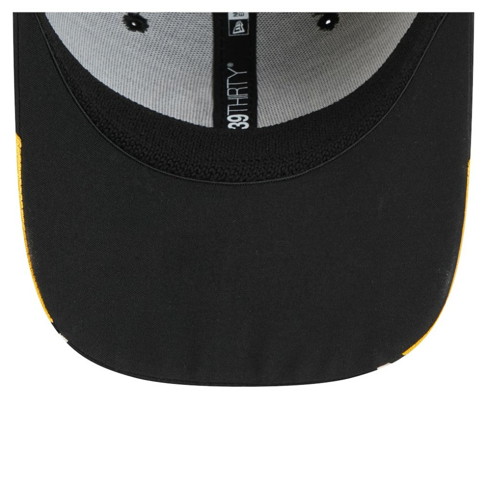 Boston Bruins New Era Linear Featherweight 39THIRTY Flex Hat For Sale