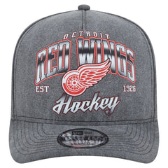 Detroit Red Wings New Era Throwback Washed A-Frame Pre-Curved 9FIFTY Snapback Hat Online