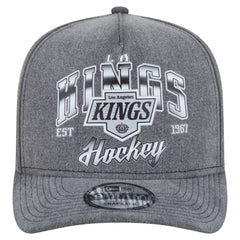 Los Angeles Kings New Era Throwback Washed A-Frame Pre-Curved 9FIFTY Snapback Hat On Sale