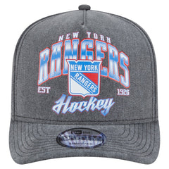 New York Rangers New Era Throwback Washed A-Frame Pre-Curved 9FIFTY Snapback Hat Discount
