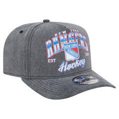 New York Rangers New Era Throwback Washed A-Frame Pre-Curved 9FIFTY Snapback Hat Discount