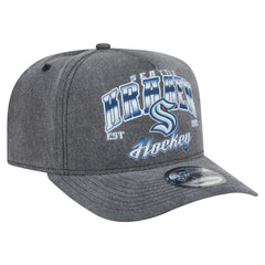 Seattle Kraken New Era Throwback Washed A-Frame Pre-Curved 9FIFTY Snapback Hat Discount