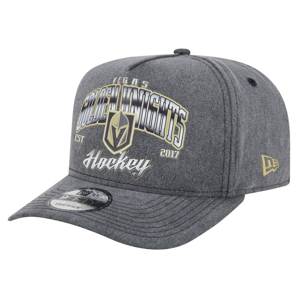 Vegas Golden Knights New Era Throwback Washed A-Frame Pre-Curved 9FIFTY Snapback Hat Online