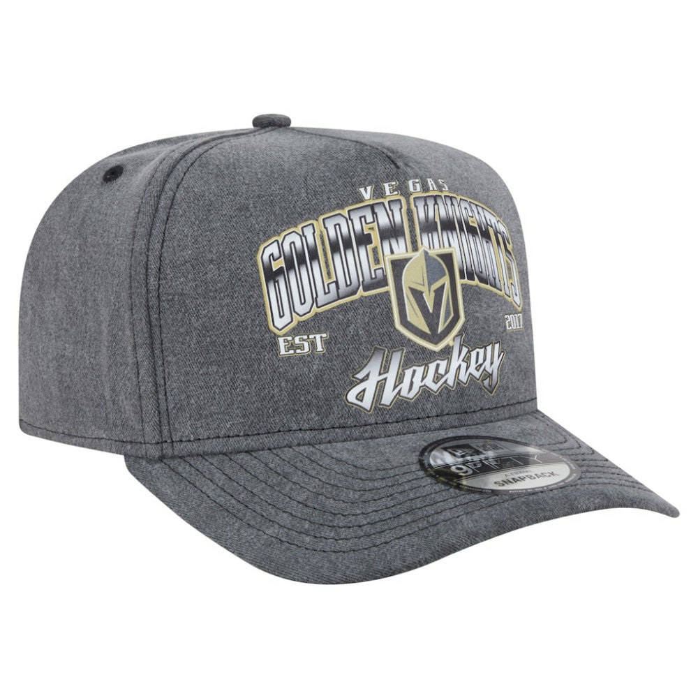 Vegas Golden Knights New Era Throwback Washed A-Frame Pre-Curved 9FIFTY Snapback Hat Online