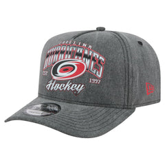 Carolina Hurricanes New Era Throwback Washed A-Frame Pre-Curved 9FIFTY Snapback Hat Outlet