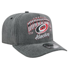 Carolina Hurricanes New Era Throwback Washed A-Frame Pre-Curved 9FIFTY Snapback Hat Outlet