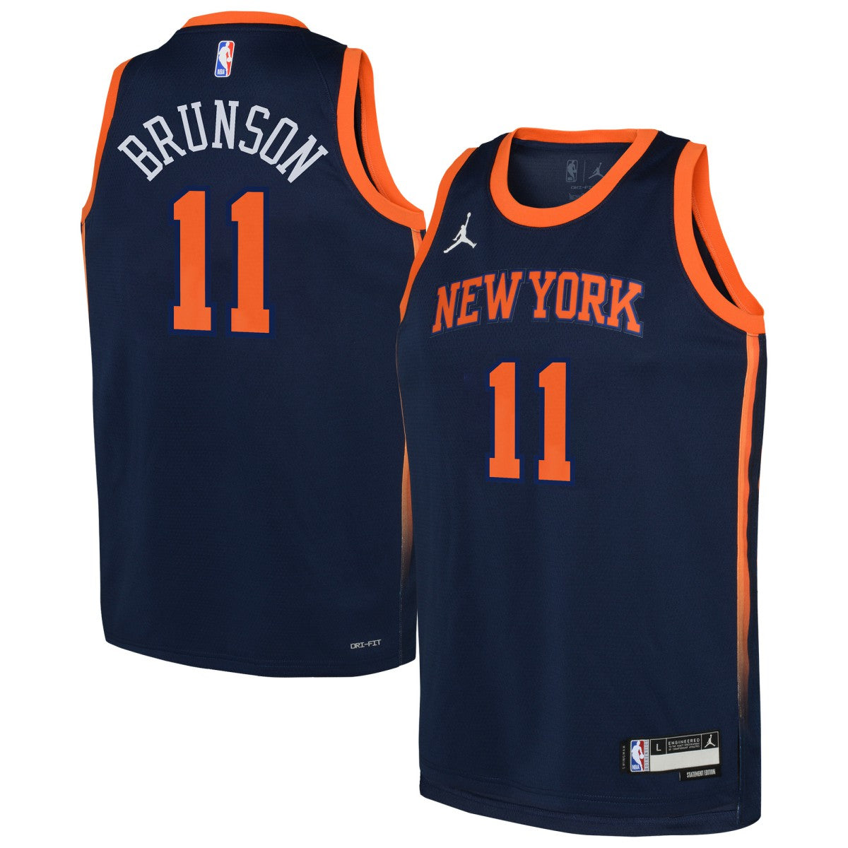 Jalen Brunson New York Knicks Jordan Brand Youth Swingman Jersey Online
