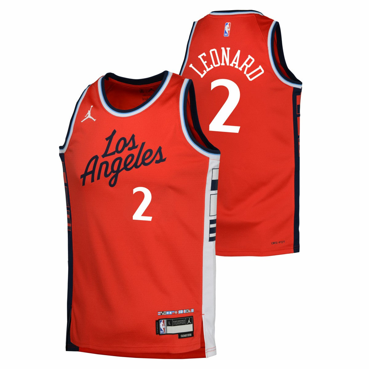 Kawhi Leonard LA Clippers Jordan Brand Youth Swingman Jersey On Sale