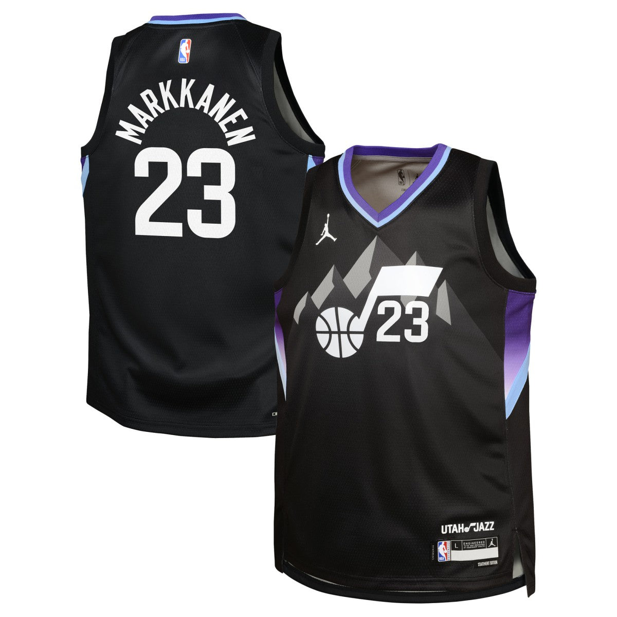 Lauri Markkanen Utah Jazz Jordan Brand Youth Swingman Jersey Outlet