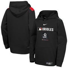 Baltimore Orioles Nike Youth City Connect Authentic Collection Performance Pullover Hoodie | MLB US