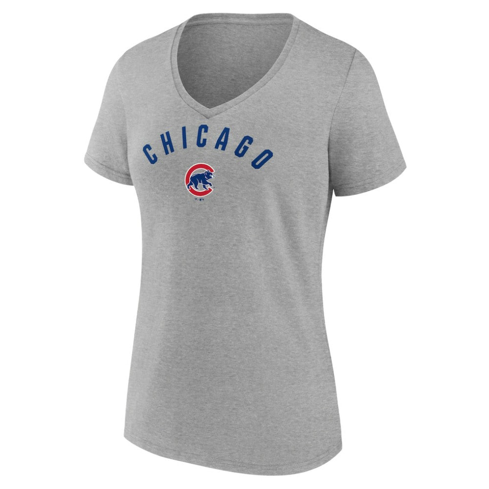 Chicago Cubs Women's Arch V-Neck T-Shirt | MLB Sale
