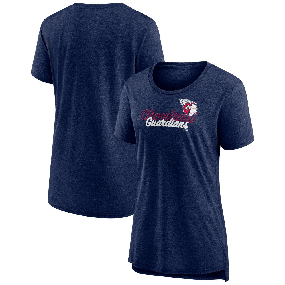 Cleveland Guardians Women's Practice Time Tri-Blend T-Shirt | MLB New