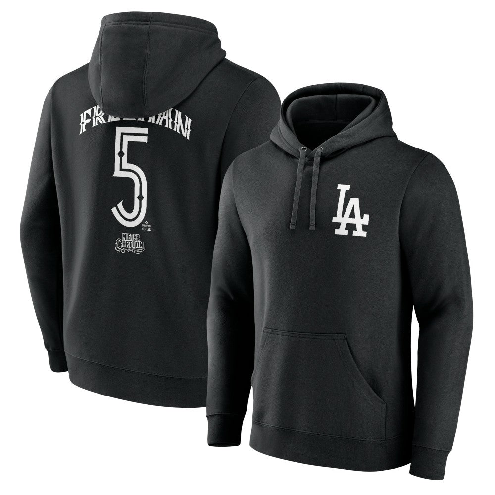 Freddie Freeman Los Angeles Dodgers Mister Cartoon Name & Number Pullover Hoodie | MLB Near me