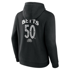 Mookie Betts Los Angeles Dodgers Mister Cartoon Name & Number Pullover Hoodie | MLB Discount