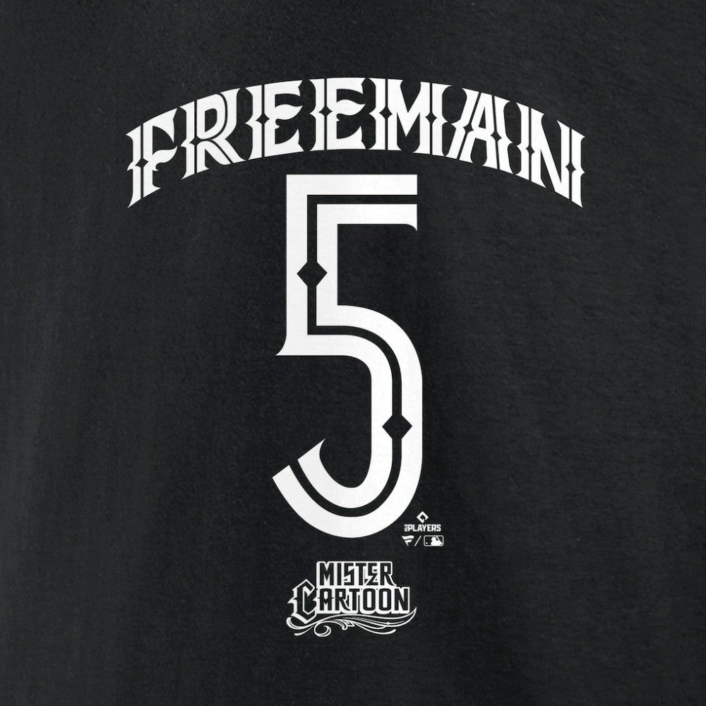 Freddie Freeman Los Angeles Dodgers Mister Cartoon Name & Number T-Shirt | MLB Outlet
