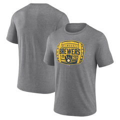 Milwaukee Brewers Barrel Tri-Blend T-Shirt | MLB On Sale
