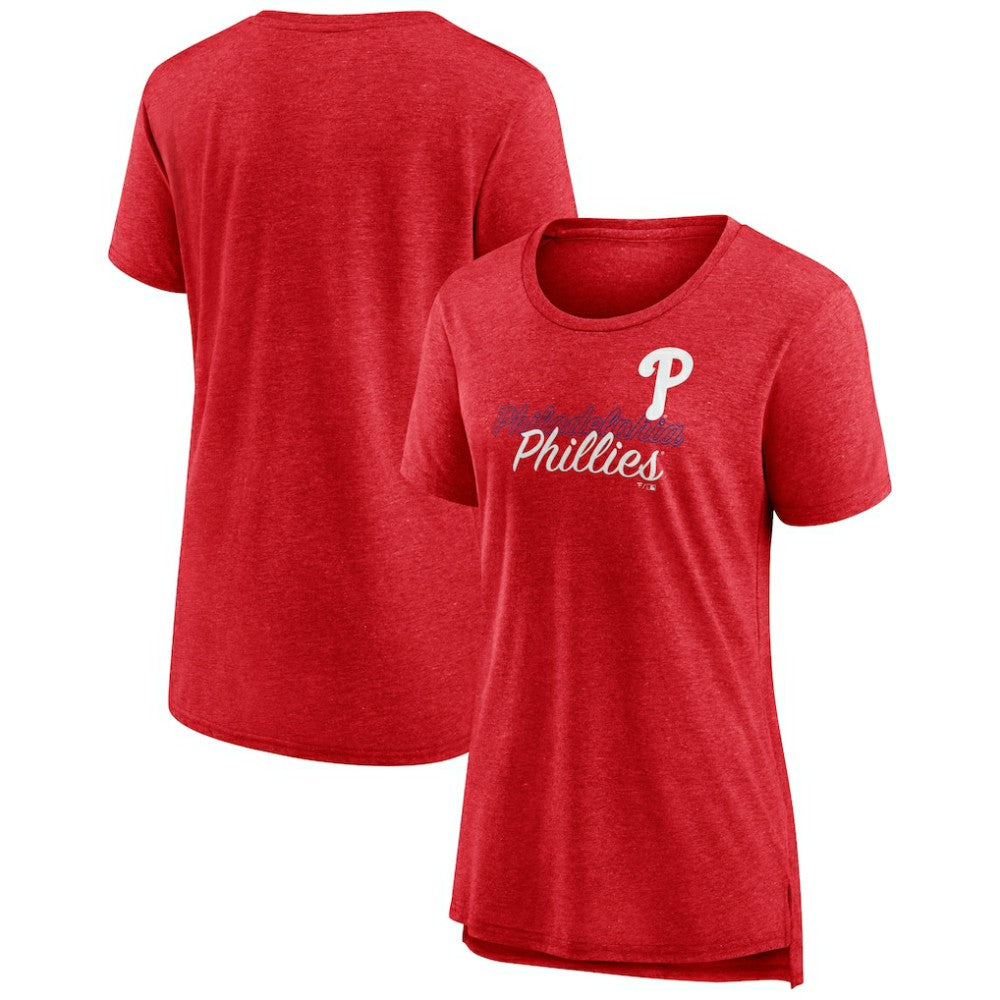 Philadelphia Phillies Women's Practice Time Tri-Blend T-Shirt | MLB On Sale