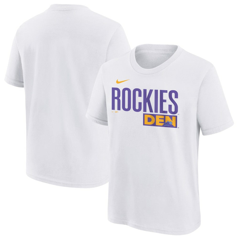 Colorado Rockies Nike Youth 2025 City Connect Wordmark T-Shirt | MLB US