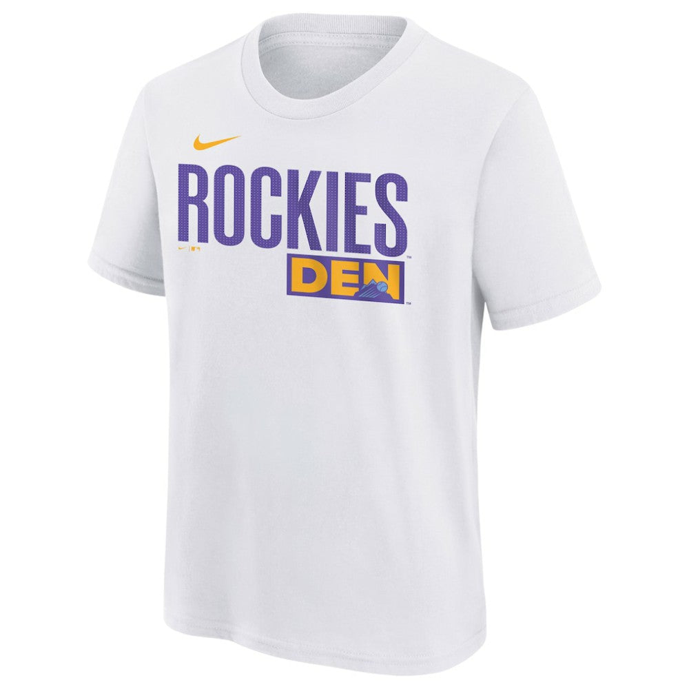 Colorado Rockies Nike Youth 2025 City Connect Wordmark T-Shirt | MLB US