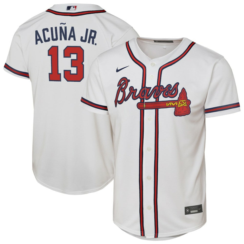 Ronald Acuna Jr. Atlanta Braves Nike Youth Home Replica Player Jersey | MLB For sale