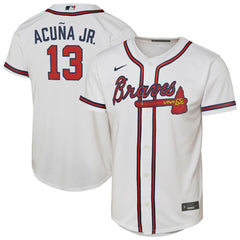 Ronald Acuna Jr. Atlanta Braves Nike Youth Home Replica Player Jersey | MLB For sale