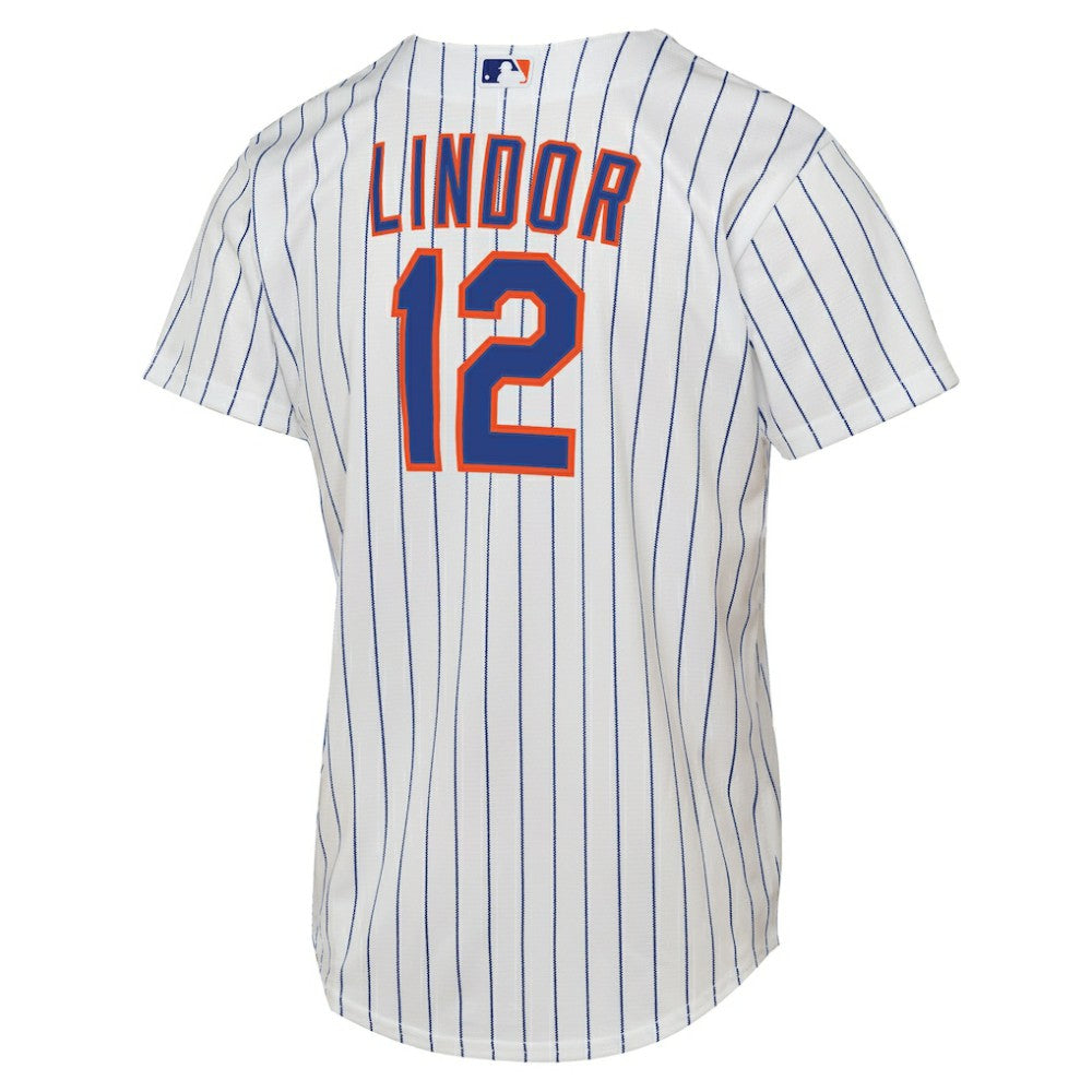 Francisco Lindor New York Mets Nike Youth Home Replica Player Jersey | MLB On Sale