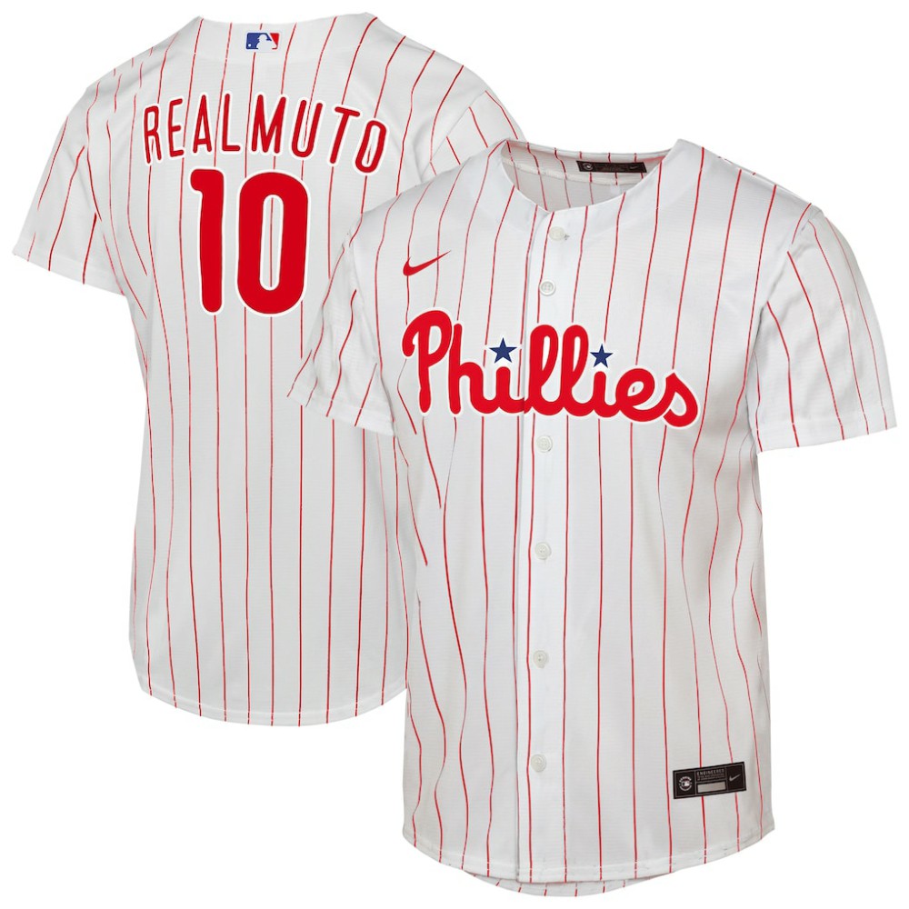 J.T. Realmuto Philadelphia Phillies Nike Youth Home Replica Player Jersey | MLB Online