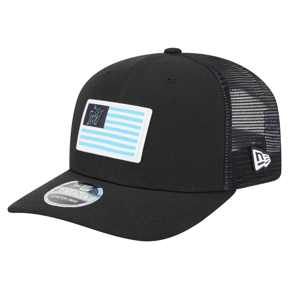 Miami Marlins New Era Flag 9SEVENTY Stretch-Snap Hat | MLB Near me
