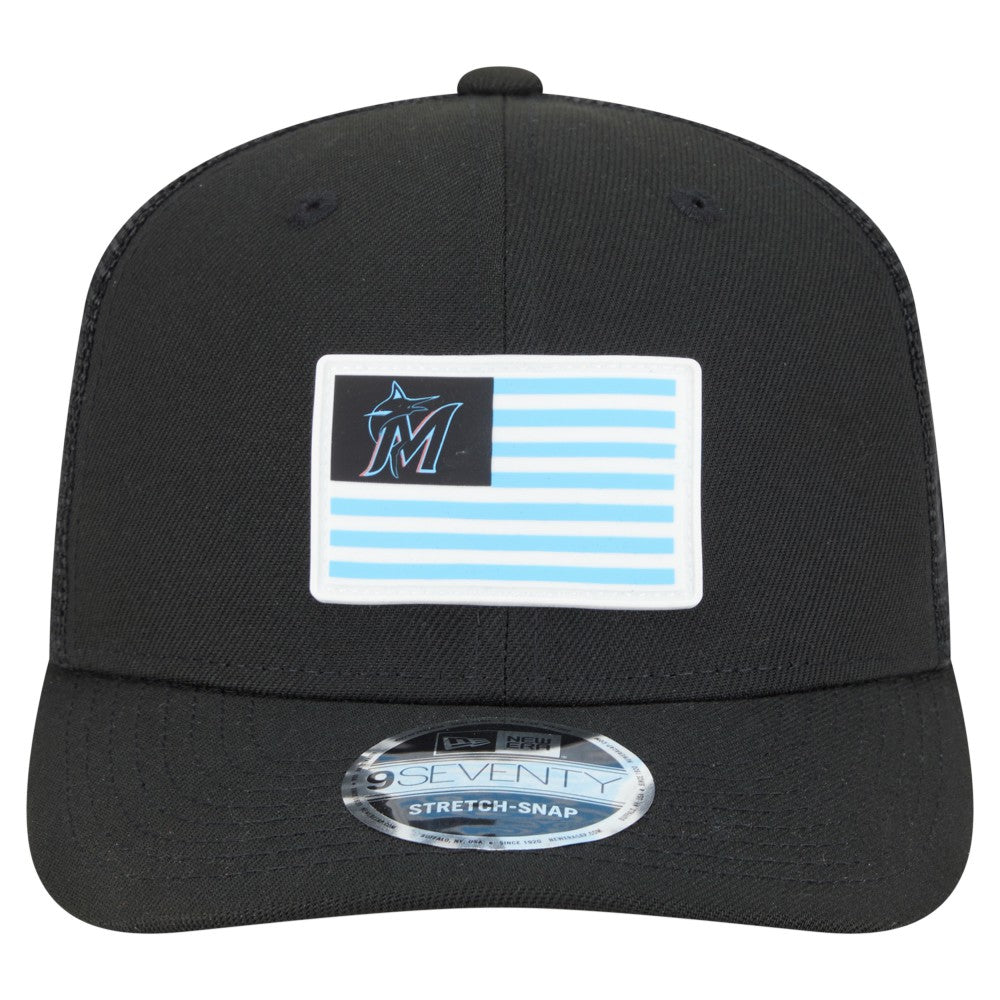 Miami Marlins New Era Flag 9SEVENTY Stretch-Snap Hat | MLB Near me
