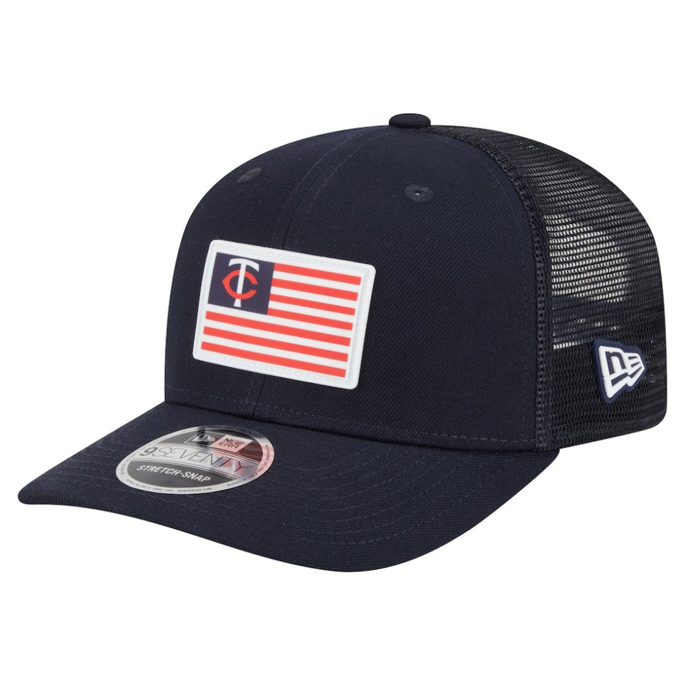 Minnesota Twins New Era Flag 9SEVENTY Stretch-Snap Hat | MLB Outlet