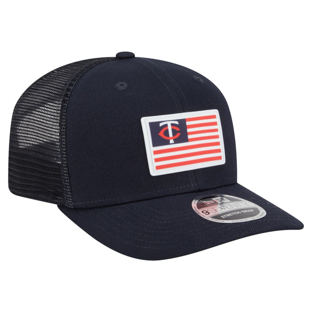 Minnesota Twins New Era Flag 9SEVENTY Stretch-Snap Hat | MLB Outlet