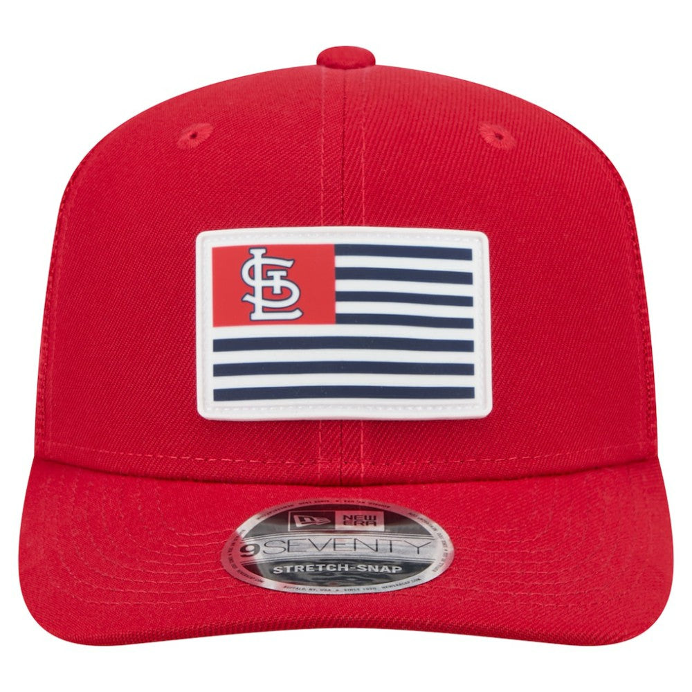 St. Louis Cardinals New Era Flag 9SEVENTY Stretch-Snap Hat | MLB For sale