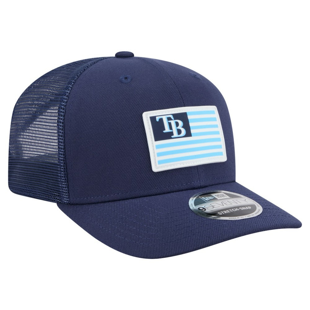 Tampa Bay Rays New Era Flag 9SEVENTY Stretch-Snap Hat | MLB Discount