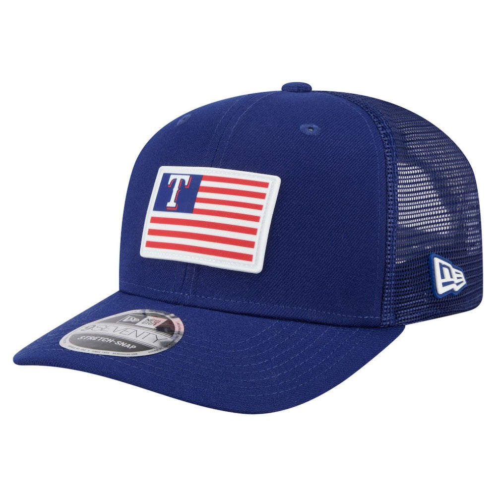 Texas Rangers New Era Flag 9SEVENTY Stretch-Snap Hat | MLB US