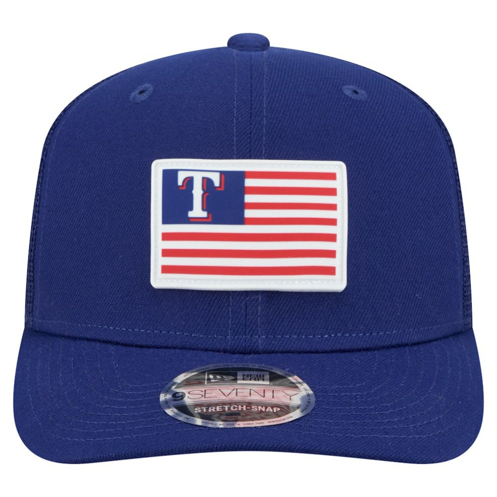 Texas Rangers New Era Flag 9SEVENTY Stretch-Snap Hat | MLB US