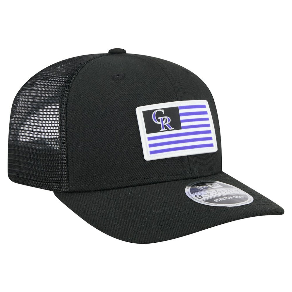 Colorado Rockies New Era Flag 9SEVENTY Stretch-Snap Hat | MLB On Sale