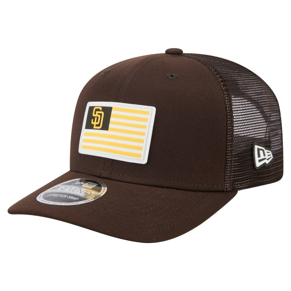 San Diego Padres New Era Flag 9SEVENTY Stretch-Snap Hat | MLB New