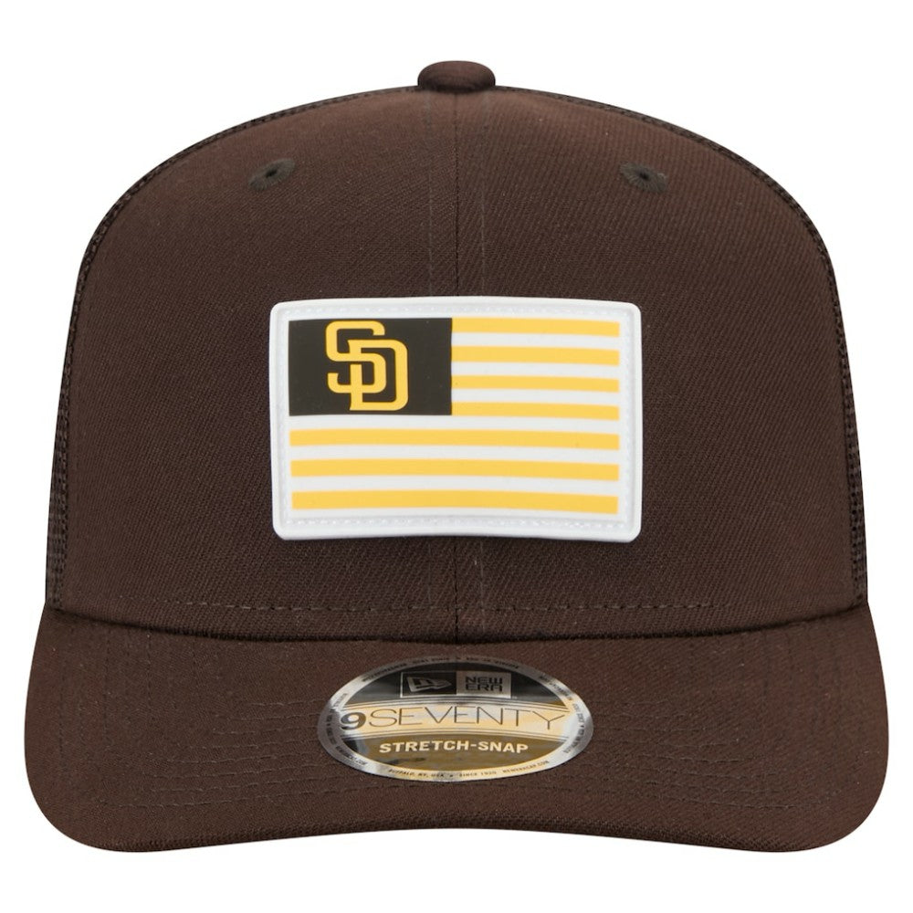 San Diego Padres New Era Flag 9SEVENTY Stretch-Snap Hat | MLB New