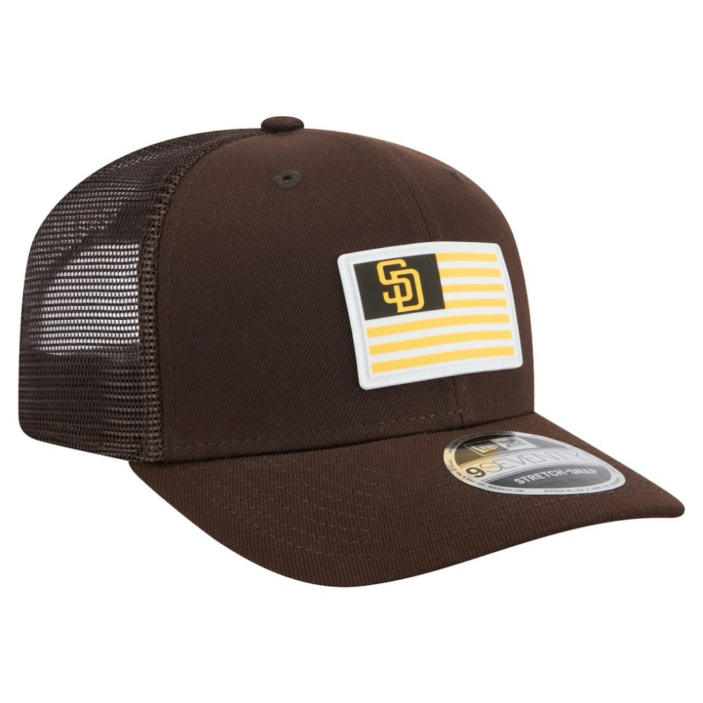San Diego Padres New Era Flag 9SEVENTY Stretch-Snap Hat | MLB New