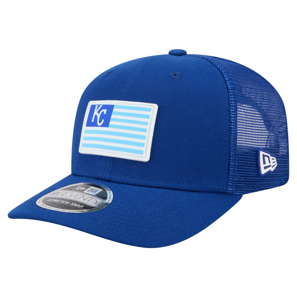 Kansas City Royals New Era Flag 9SEVENTY Stretch-Snap Hat | MLB Online