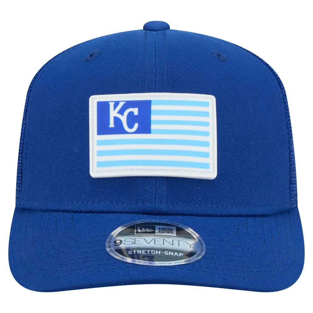 Kansas City Royals New Era Flag 9SEVENTY Stretch-Snap Hat | MLB Online