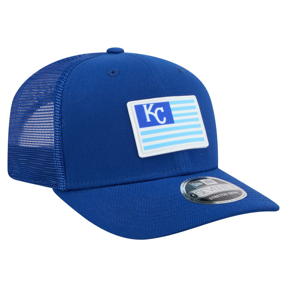 Kansas City Royals New Era Flag 9SEVENTY Stretch-Snap Hat | MLB Online