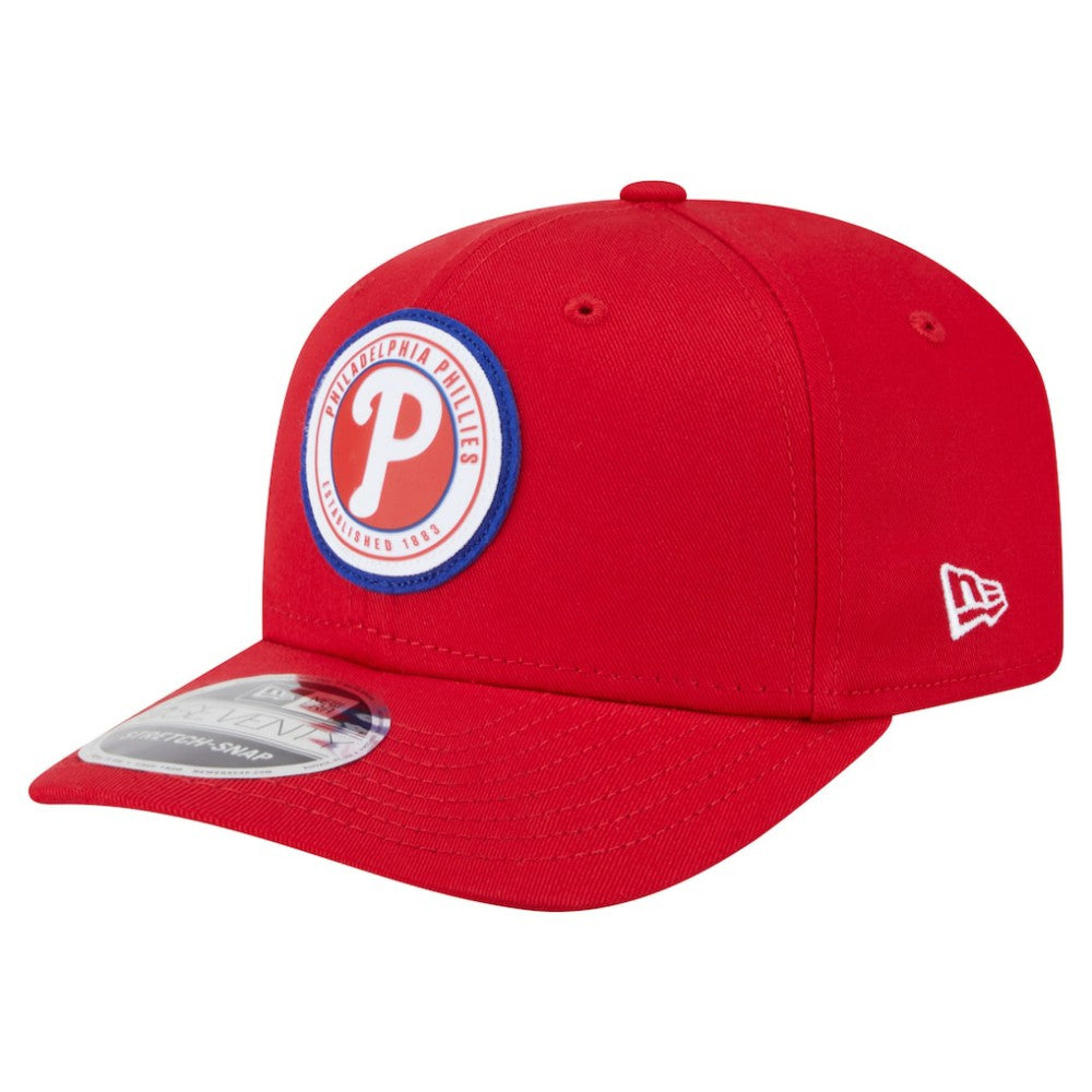Philadelphia Phillies New Era Circle Patch 9SEVENTY Stretch-Snap Hat | MLB US