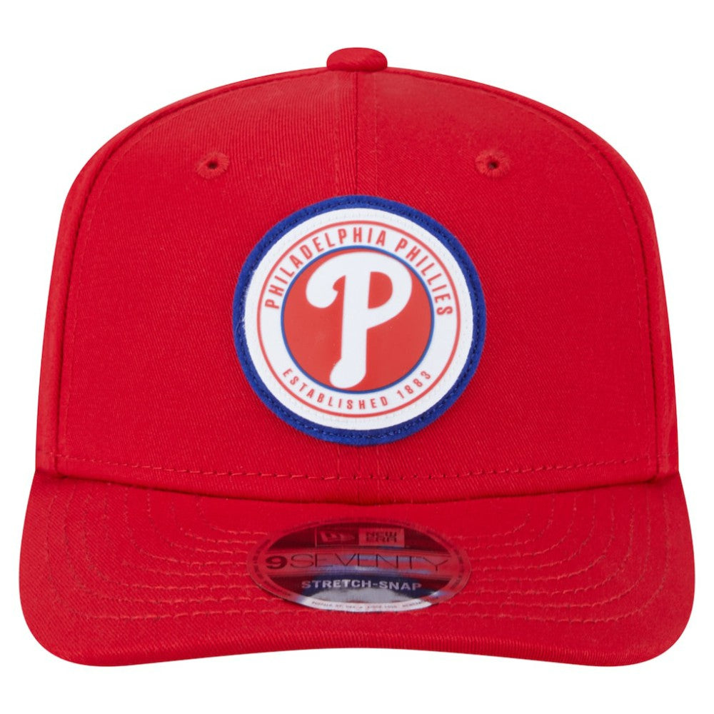 Philadelphia Phillies New Era Circle Patch 9SEVENTY Stretch-Snap Hat | MLB US
